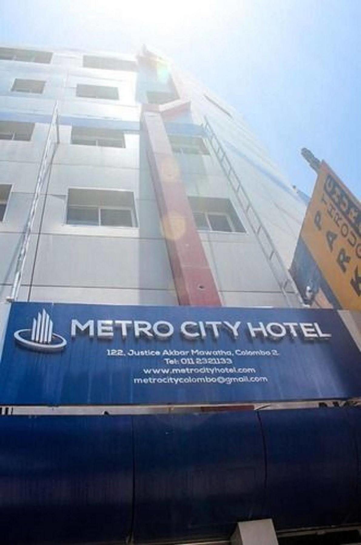 Metro City Hotel Colombo Exterior foto